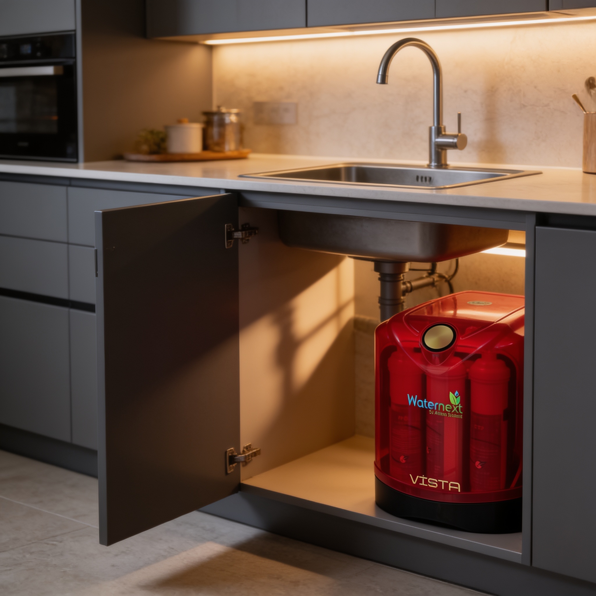 WN Premium Transparent Red Su Arıtma Cihazı - görsel 3
