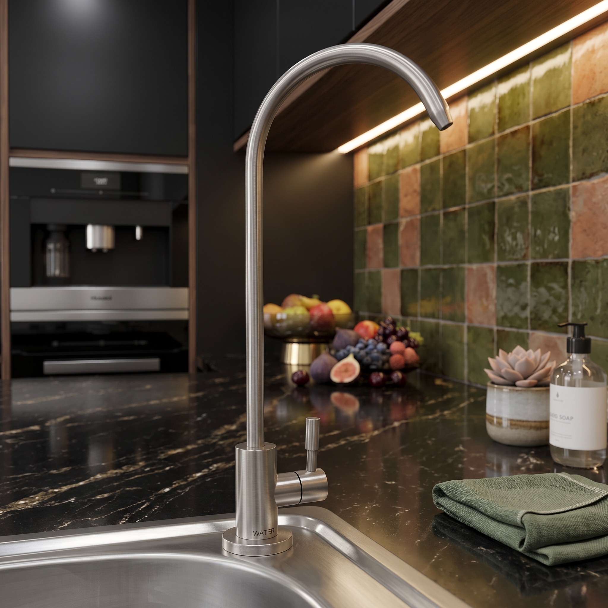 Waternext 304 Paslanmaz Çelik Lüks Su Arıtma Musluğu